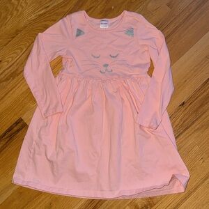 Like new pink kitty dress from Old Navy